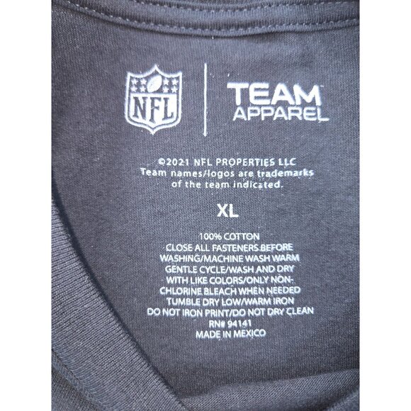 Green Bay Packers NFL Team Apparel Black T-Shirt XL - Picture 5 of 6